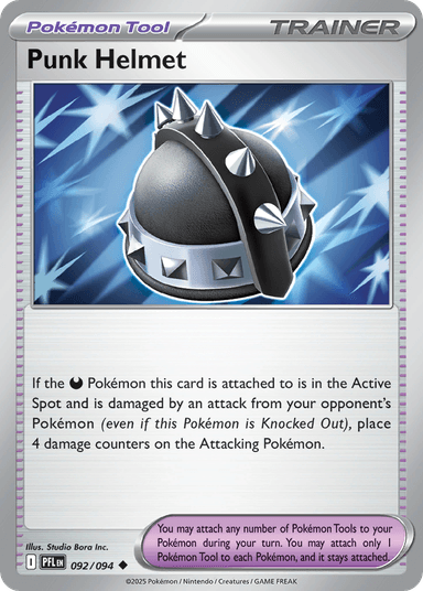 Carta Punk Helmet 92/94 do set Phantasmal Flames — Pokémon TCG | Bynx