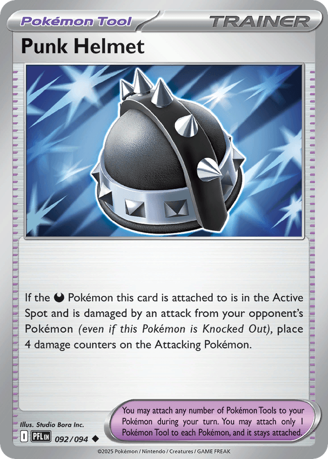 Carta Punk Helmet 92/94 do set Phantasmal Flames — Pokémon TCG | Bynx