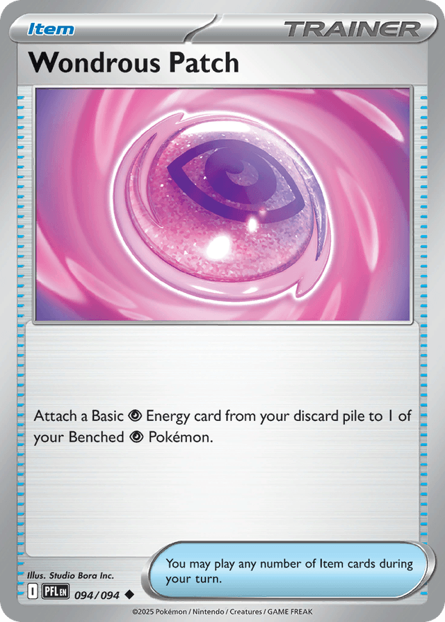 Carta Wondrous Patch 94/94 do set Phantasmal Flames — Pokémon TCG | Bynx