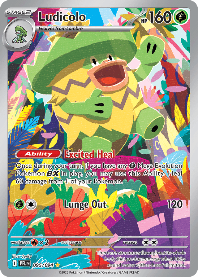 Carta Ludicolo 95/94 do set Phantasmal Flames — Pokémon TCG | Bynx