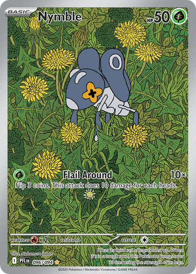 Carta Nymble 96/94 do set Phantasmal Flames — Pokémon TCG | Bynx