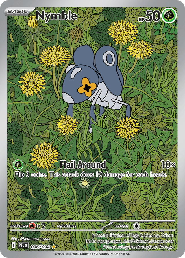 Carta Nymble 96/94 do set Phantasmal Flames — Pokémon TCG | Bynx