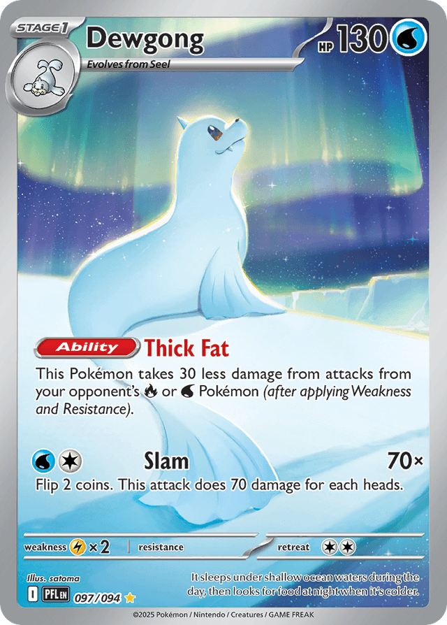 Carta Dewgong 97/94 do set Phantasmal Flames — Pokémon TCG | Bynx