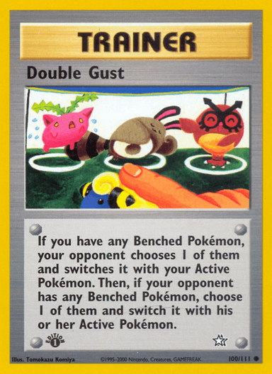 Carta Double Gust 100/111 do set Neo Genesis — Pokémon TCG | Bynx