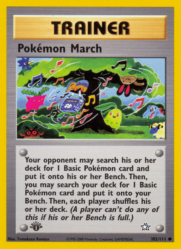 Carta Pokémon March 102/111 do set Neo Genesis — Pokémon TCG | Bynx