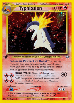 Typhlosion 18 — Neo Genesis