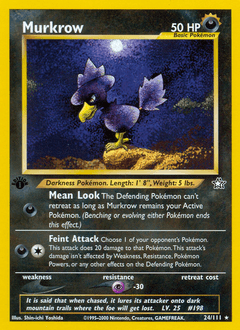 Murkrow 24/111 — Neo Genesis