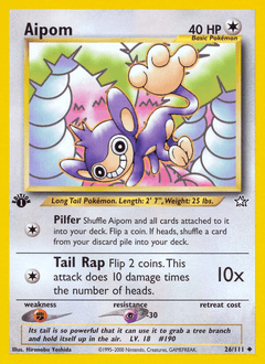 Aipom 26/111 — Neo Genesis