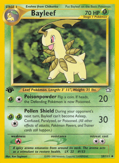 Bayleef 28/111 — Neo Genesis