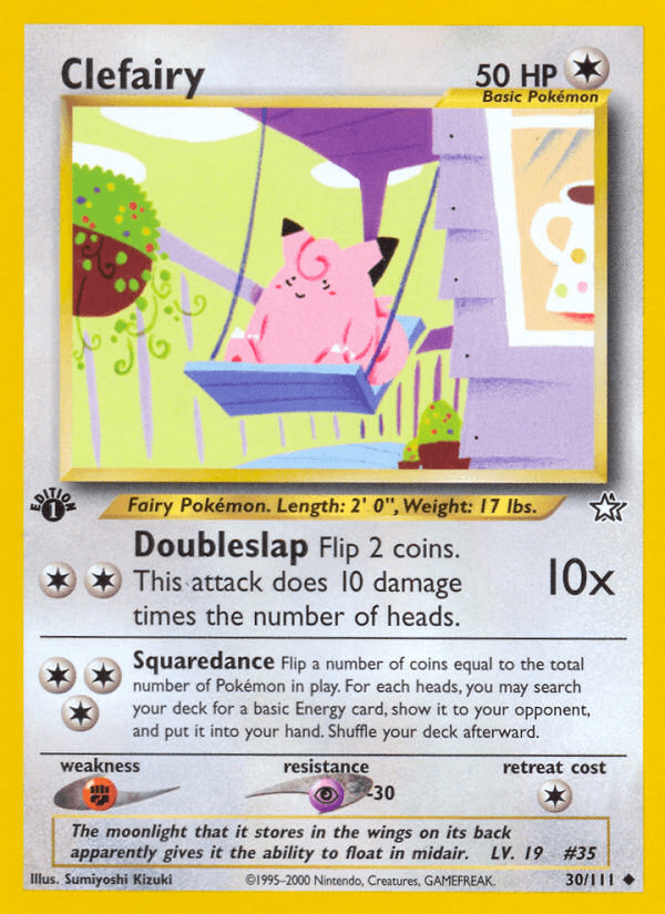 Carta Clefairy 30/111 do set Neo Genesis — Pokémon TCG | Bynx