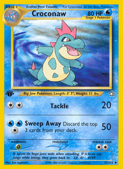 Croconaw 32/111 — Neo Genesis