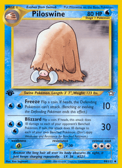 Piloswine 44 — Neo Genesis