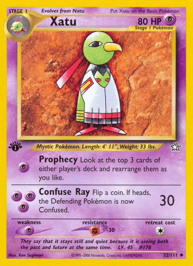 Carta Xatu 52/111 do set Neo Genesis — Pokémon TCG | Bynx