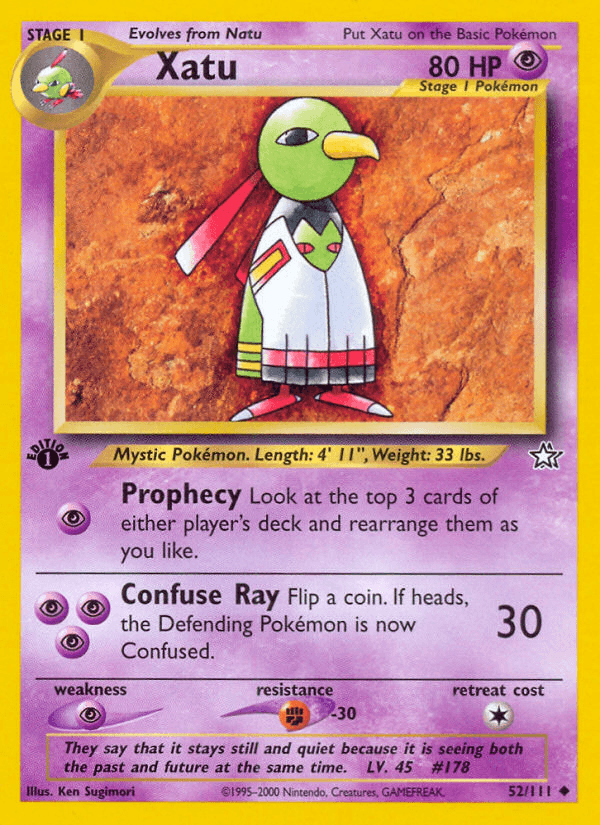 Carta Xatu 52/111 do set Neo Genesis — Pokémon TCG | Bynx