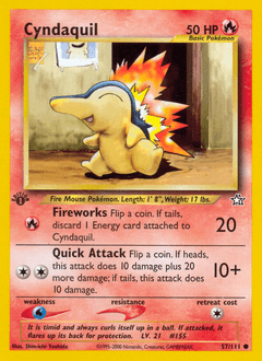 Cyndaquil 57 — Neo Genesis