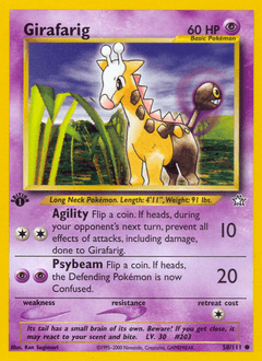 Girafarig 58 — Neo Genesis