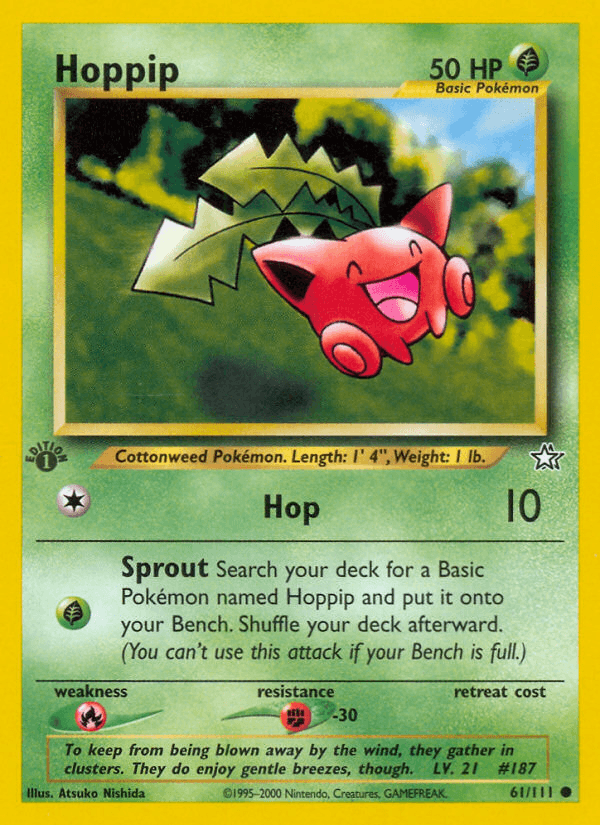 Carta Hoppip 61/111 do set Neo Genesis — Pokémon TCG | Bynx