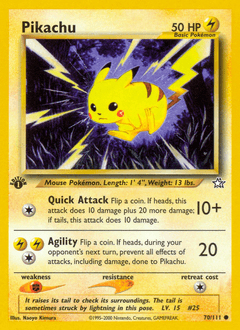 Pikachu 70 — Neo Genesis