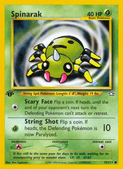 Spinarak 75 — Neo Genesis