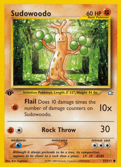 Sudowoodo 77 — Neo Genesis