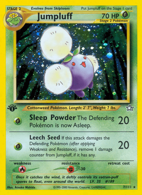 Carta Jumpluff 7/111 do set Neo Genesis — Pokémon TCG | Bynx