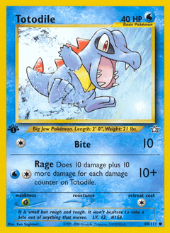 Totodile 80 — Neo Genesis