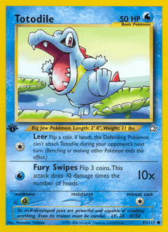 Totodile 81 — Neo Genesis