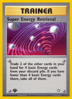Super Energy Retrieval 89/111 — Neo Genesis