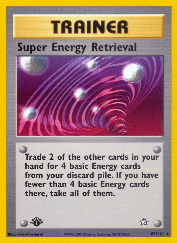 Carta Super Energy Retrieval 89/111 do set Neo Genesis — Pokémon TCG | Bynx