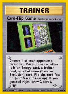 Card-Flip Game 92/111 — Neo Genesis