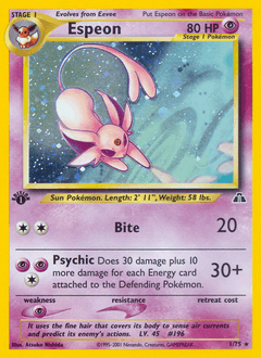 Espeon 1/75 — Neo Discovery