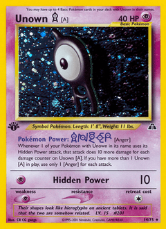Unown [A] 14 — Neo Discovery