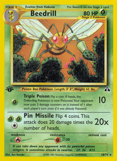 Beedrill 18/75 — Neo Discovery
