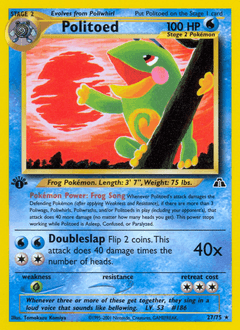 Politoed 27 — Neo Discovery