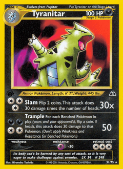 Tyranitar 31/75 — Neo Discovery