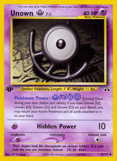 Unown [U] 51 — Neo Discovery