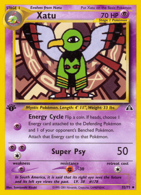 Carta Xatu 52/75 do set Neo Discovery — Pokémon TCG | Bynx