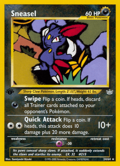 Sneasel 24 — Neo Revelation
