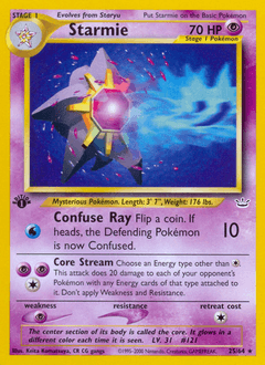 Starmie 25 — Neo Revelation