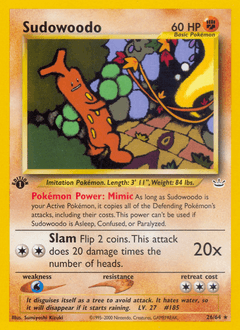 Sudowoodo 26 — Neo Revelation