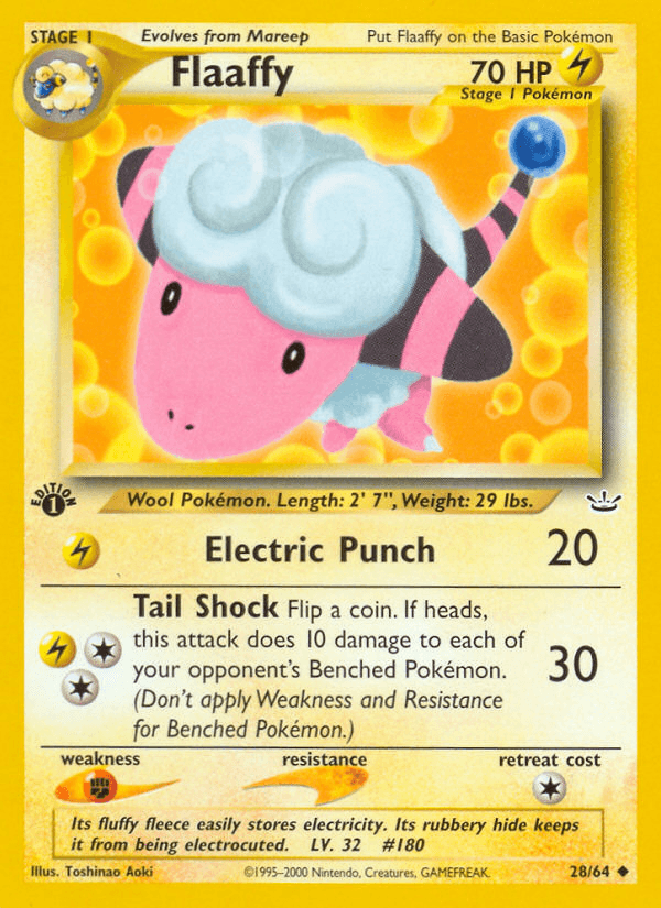 Carta Flaaffy 28/64 do set Neo Revelation — Pokémon TCG | Bynx