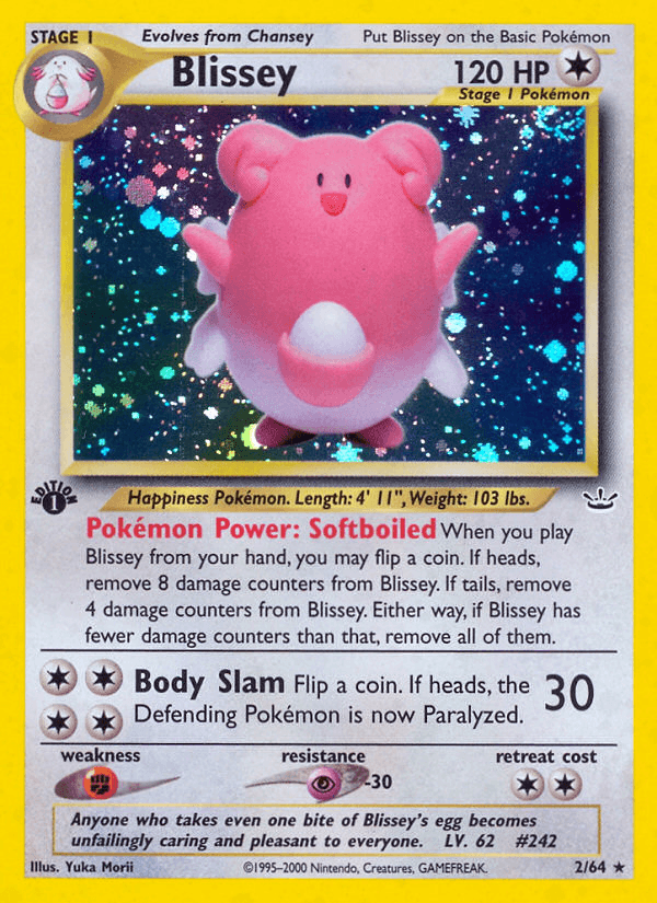 Carta Blissey 2/64 do set Neo Revelation — Pokémon TCG | Bynx