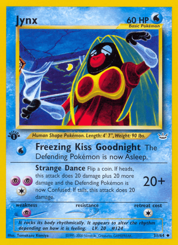 Carta Jynx 31/64 do set Neo Revelation — Pokémon TCG | Bynx