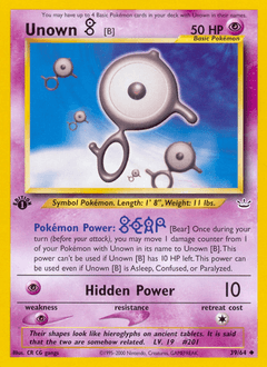 Unown [B] 39 — Neo Revelation