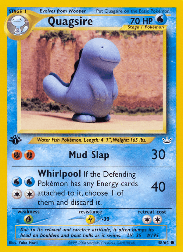 Carta Quagsire 48/64 do set Neo Revelation — Pokémon TCG | Bynx