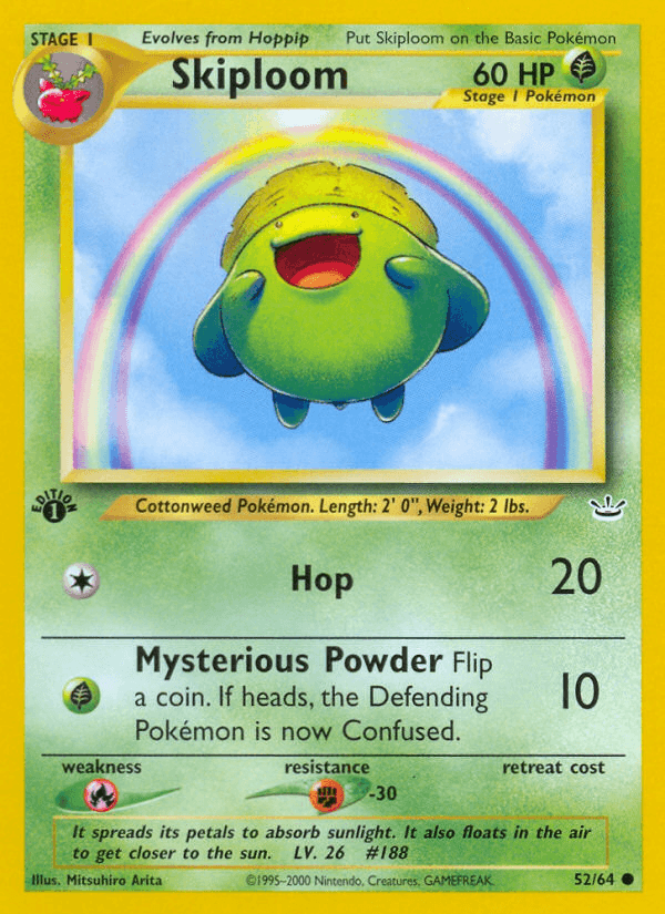Carta Skiploom 52/64 do set Neo Revelation — Pokémon TCG | Bynx
