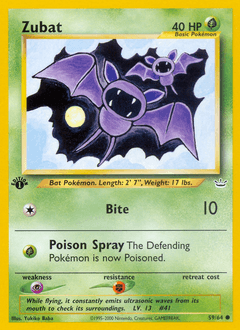 Zubat 59 — Neo Revelation