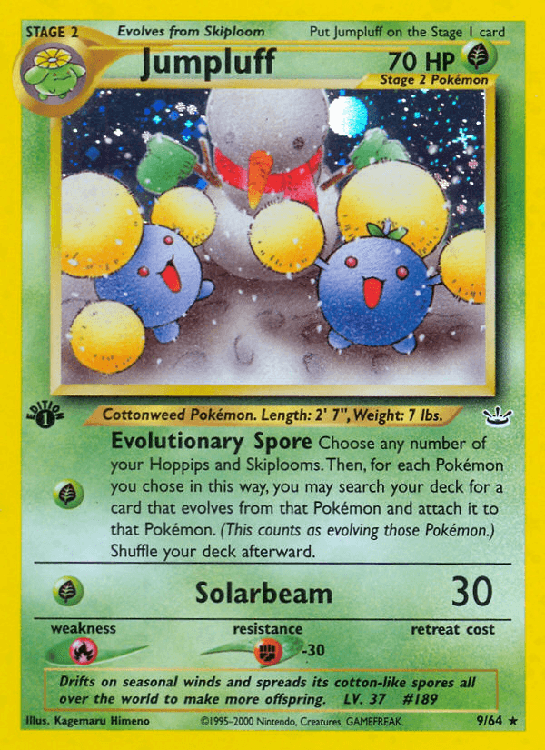 Carta Jumpluff 9/64 do set Neo Revelation — Pokémon TCG | Bynx