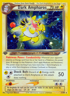 Dark Ampharos 1/105 — Neo Destiny