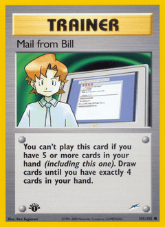 Mail from Bill 105/105 — Neo Destiny